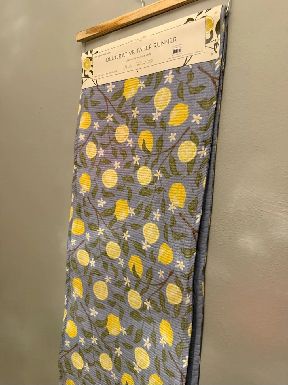 Dream Home NY Lemon Table Runner